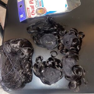 Bundles and closures human hair